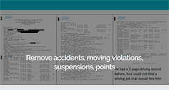 Desktop Screenshot of drivingrecordrepair.com